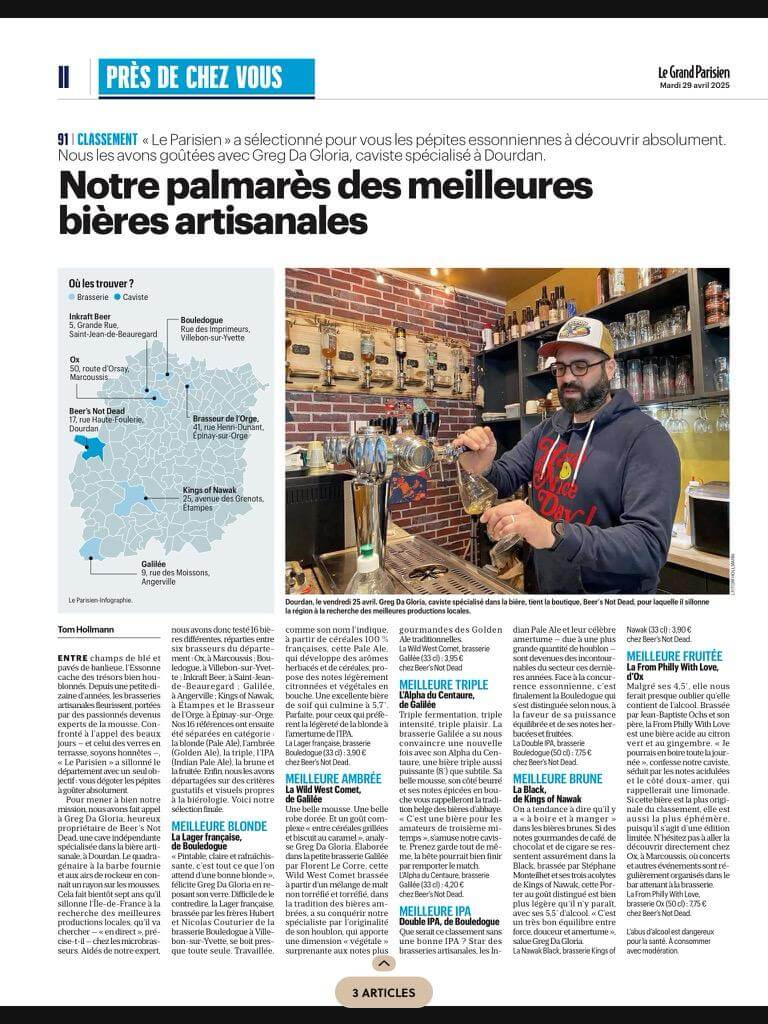 article publié sur Le Parisien 91